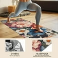 thumbnail image 4 of Pioneer Flower Floral Print Pattern Hot Yoga Mat Towel Non Slip for Hot Yoga - Quick-Drying Yoga Mat Cover with 4 Corner Pockets with Travel Bag - Hot Yoga Towel Non Slip 70"x26", 4 of 6