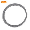 thumbnail image 3 of Unique Bargains 10.3 Meter High Elastic Nylon Badminton Racket String Racquet Line, Silver Tone 4 Pack, 3 of 6