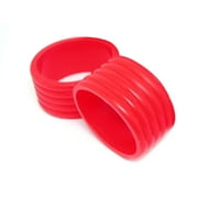 2 Pieces Racket Grip Overgrip Fix Flexible Red