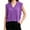 Purple, variant on Sleeveless Women V-neck Knit Crop Sweater Vest Casual Argyle Knit Vest