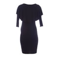 thumbnail image 2 of OLIAN Maternity Women's Nursing Layered Top 3/4 Sleeve Dress X-Small Black, 2 of 2