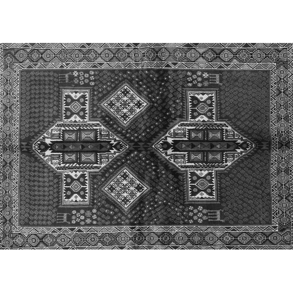 Ahgly Company Indoor Rectangle Persian Gray Traditional Area Rugs, 2' x 3'
