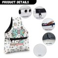 thumbnail image 6 of KUIFORTI Daisy Yarn Bag Crochet Bag Accessories Sewing Machine Print Crochet Bags for Crocheting On The Go, Crochet Project Bag Tote Sewing Gifts for Sewing Lovers, Size S, 6 of 7