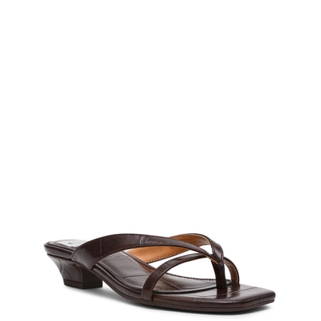 DV Dolce Vita Women's Bex Slide On Kitten Heel Sandal