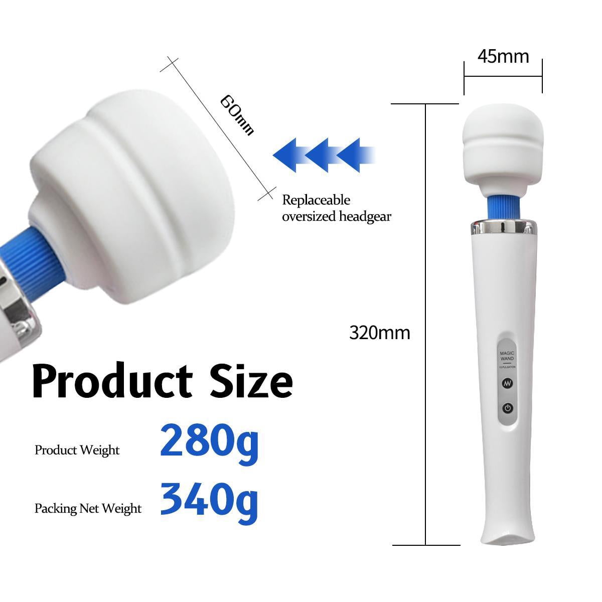 Portable Handheld Massager, High Frequency Stick for Body, Back & Neck, Elegant Design, High Torque Drive, Scent-Free, Ideal for Home & Travel, Professional Massage Device