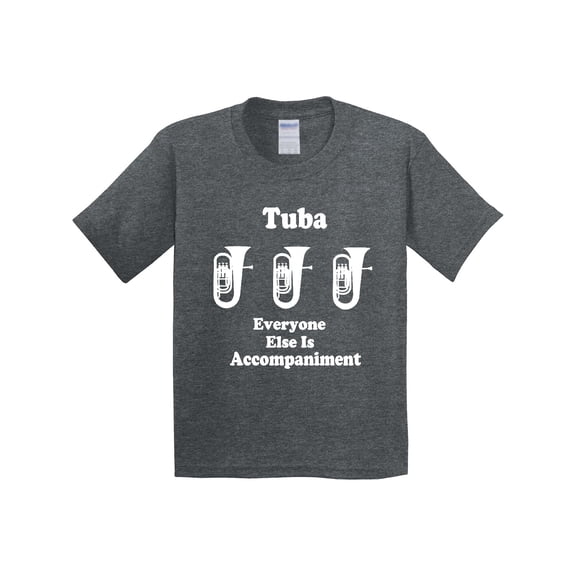 Inktastic Funny Tuba Player Music Joke Youth T-Shirt