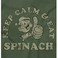 thumbnail image 2 of Keep Calm And Eat Spinach Popeye Men's Graphic T Shirt Tees Brisco Brands S, 2 of 6