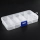 thumbnail image 4 of 3X 1 - 10 Compartimiento Caja de Almacenamiento Plastico Transparente para Prendedor Perla Joyeria Herramientas Accesorios Pequenos, 4 of 5