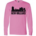 thumbnail image 3 of Inktastic New Orleans Skyline Grunge Long Sleeve T-Shirt, 3 of 5