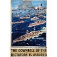 thumbnail image 3 of Anonymous 11x14 Black Modern Framed Museum Art Print Titled - The Downfall of the Dictators is Assured (1939-1946), 3 of 5