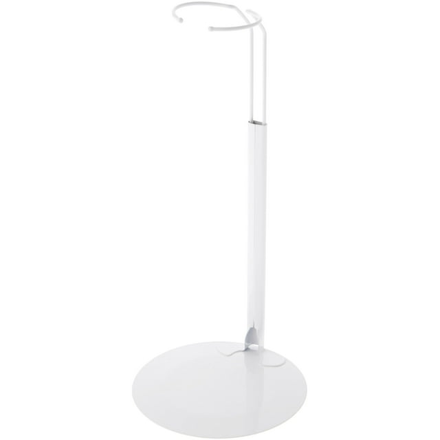Plymor Dsp-10W Soporte para muñecas ajustable, color blanco, se adapta a muñecas o figuras de acción de 16, 17, 18, 19, 20, 21, 22, 23 y 24 pulgadas, la cintura es de 2,5 a 3,5 pulgadas de ancho, de 7