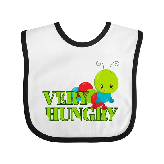 Inktastic Very Hungry Boys or Girls Baby Bib