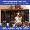 thumbnail image 6 of ModFusion Multifunctional Vintage Brown Corner Dog Kennel & TV Stand, 6 of 12