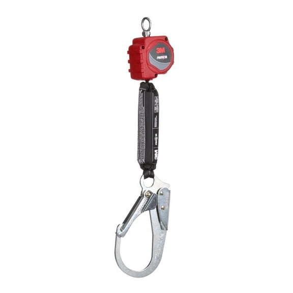 Protecta Self-Retracting Lifeline, 6 ft. Length, Rebar Hook, Steel, 1 Leg(s), 310 lb Weight Capacity