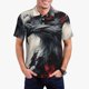 thumbnail image 1 of Fotbe Red Black Ink Style Bald Eagle Camiseta Polo de Golf para Hombre con Estampado – Camisa Deportiva Transpirable con Cuello Abotonado-XX-Large, 1 of 6