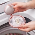 thumbnail image 3 of ZZwxWA Home Floating Lint Hair Catcher Mesh Pouch Washing Machine Laundry Filter Bag, 3 of 3