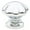 Chrome, variant on Emtek 86121US26 Melon 1" Mushroom Cabinet Knob From The Traditional Collection - Chrome
