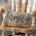 thumbnail image 2 of VHC Brands Sawyer Mill™ 'Family' Pillow, Charcoal, 14x22, 2 of 7