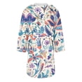 thumbnail image 5 of Jindong Robes en Peluche pour Femmes Robe en Polaire Longue Chaude Peignoir de Bain Veste de Détente Imprimée Robe de Confort Robes pour Femmes, 5 of 5