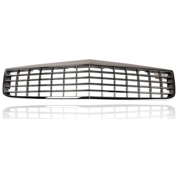Grille - Compatible/Replacement for '94-96 Cadillac DeVille Fleetwood - Chrome/Silver - 3548187