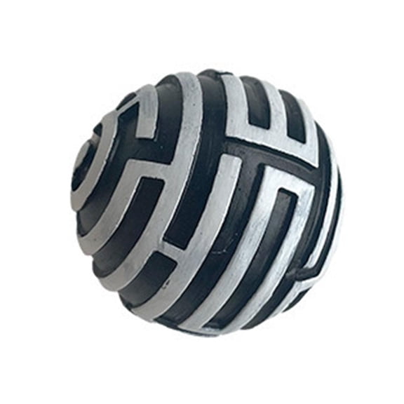 Resin Round Ball Decorative Ornaments for Coffee Table, Desk, Yoga Spa, Home Office with Coral Texture and Modern Simple Design