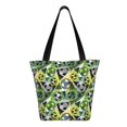 thumbnail image 3 of Fotbe Football Doodle Pattern Beach Tote,Shoulder Handbag,Spacious Tote Bag,Lightweight Travel Bag,Versatile Shopping Bag, 3 of 9