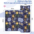 thumbnail image 5 of Pioneer Flower Floral Print Pattern Toddler Nap Mats for Kids Preschool,Sleeping Mat Bag or Kids,Toddler Sleeping Bag,Toddler Nap Mat or Daycare, 5 of 6