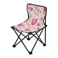 thumbnail image 2 of BZSMCE Camping Chairs Modern Love Parade Pattern Folding chair, 2 of 8