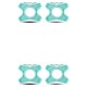 thumbnail image 1 of Convertidores de soporte de aleación de Pedal de bloqueo Sonducket repuesto para plataforma de pedales Speedplay accesorios Azul 2Conjunto, 1 of 6