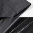 thumbnail image 2 of Abrigo de lana de invierno para hombre, abrigo de lana de cuello doble informal para hombre, 2 of 5
