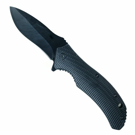ASR Outdoor Drop Point Pocket Knife Steel 8.5 Inch Overall Solid