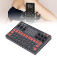 thumbnail image 1 of Live Sound Card, Dual Channel Noise Reduction LED Display Easy Operation  DSP Chip Processor Soundboard  for Gaming for Studio, 1 of 8