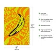 thumbnail image 2 of Mellow Yellow - Banana - Vintage Psychedelic Pop Art by Martin Jacobs c.1967 - 8 x 12 inch Vintage Metal Tin Sign, 2 of 4