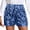 Blue, variant on Women Shorts Carnival Clothes For Sequins Party Shorts For Festive Nightlife Shorts With Shine For Clubwear And Events Mardi Gras Blue M