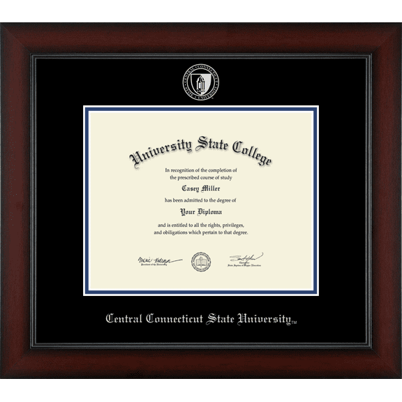 Central Connecticut State University Diploma Frame, Document Size 10" x 8"