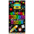 thumbnail image 3 of Colorful Design Welcome Banner Polyester Material School Decor for Classroom Decoration Educational Events Kids, 3 of 8