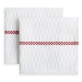 Clorox Dish Cloth, Red, 12"W x 12"L, 2 Piece
