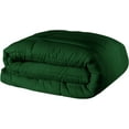thumbnail image 4 of 1 Piece Luxury Long Box Pattern Comforter By D.N.G. BEDDINGS Premium Super Soft, All Season, 800 Thread Count, 100% Egyptian Cotton, King/California King Size Green Color, 4 of 5
