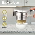 thumbnail image 6 of Gustave 2 Pack Potato Ricer Masher Heavy Duty Stainless Steel Manual Fruits Vegetables Baby Food Press and Mash Kitchen Tool with Ergonomic Handle, 6 of 10