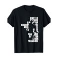 thumbnail image 1 of T-shirt Graphique de Baseball pour Hommes Imprimé Amusant, 1 of 5