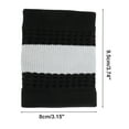 thumbnail image 4 of Unique Bargains 1 Pc Perspiration-wicking Wrist Sweatbands Breathable Sweatbands Wristband Cycling Black White, 4 of 6