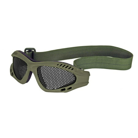 Mesh Airsoft Goggles - Green