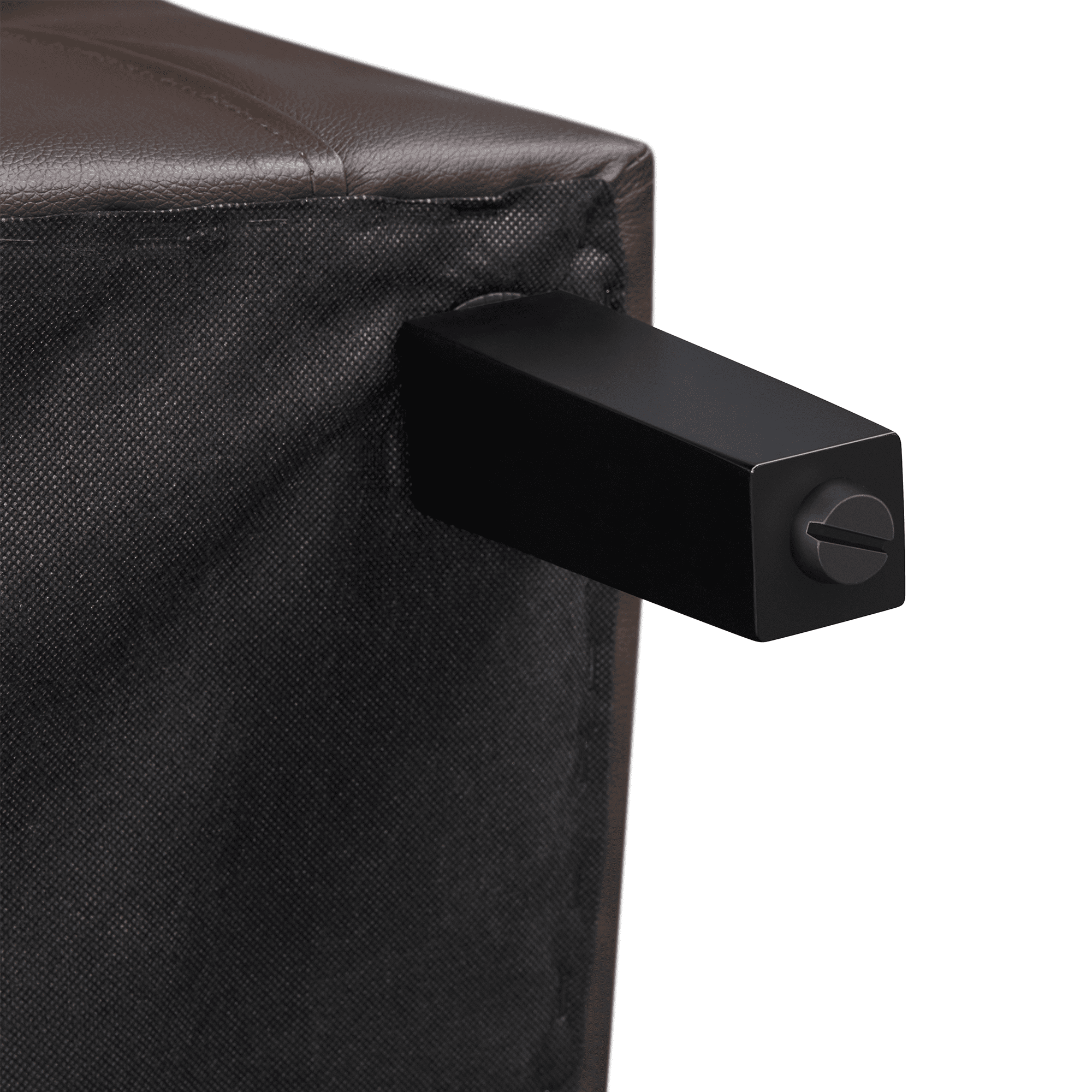 Renwick Faux Leather Barrel Accent Chair for Living Room, Set of 2, Espresso  (图5)