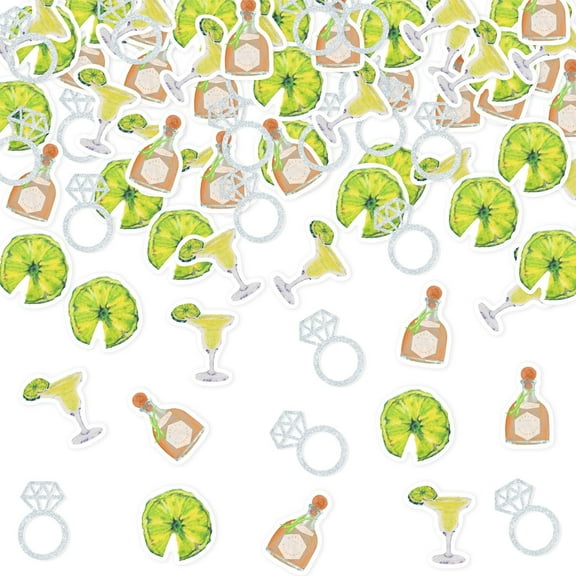 200Pcs Margs and Matrimony Bachelorette Confetti Margarita Table Decor Margarita Bachelorette Weekend Party Decor Mexican Bachelorette Party Favors for Mardi Gras Fiesta Wedding Party Bridal Shower