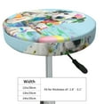 thumbnail image 4 of Kll A Funny Little Dalmatian Puppy Round Bar Chair Cushion Cover 12 Inch,Bar Stool Protector With Elastic, Soft Washable, 4 of 7