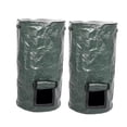 thumbnail image 5 of Worgeous  2 Pcs Compost Bag for Garden Tote Lawn Reusable Bags Dark Green, 5 of 8