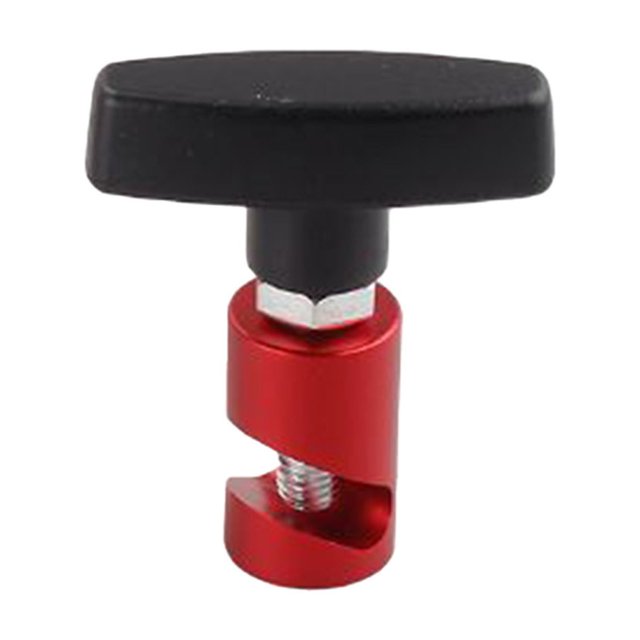 Support de Tige en Aluminium Rouge pour Accessoire de Compartiment de Moteur de Voiture et Sécurité d'Entretien