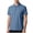Gray, variant on Summer T Shirts for Men Plus Size Big & Tall Casual Loose Solid Color Button-up V-Neck Turndown Collar Short Sleeve Tops Lougnewear for Mens M-5XL under $7
