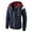 Navy, variant on AOOCHASLIY 2023 Men Fall Coat Men's Sports Fitness Leisure Sweater Fleece Cardigan Sleeveless Hooded Casual Outwear Jackets