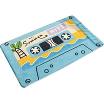 Summer Coco Doormat Coir Door Mat Outdoor Mat for Door Decor, Patio Decor Funny Decorative Doormat, Floor Mat Decor for Home Indoor Outdoor Front Porch Door Mat (16 x 25In,Blue) 2024